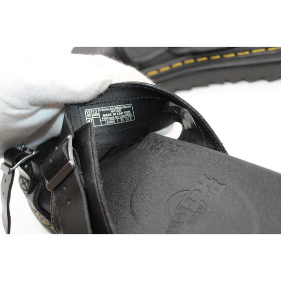 B5 New DR. MARTENS Unisex-Adult Myles Sandal Black Size Mens US 13 - Picture 5 of 6